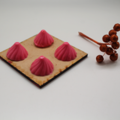 Strawberry Chocolate Modak 1 kg (Approx 80 - 85 pcs)